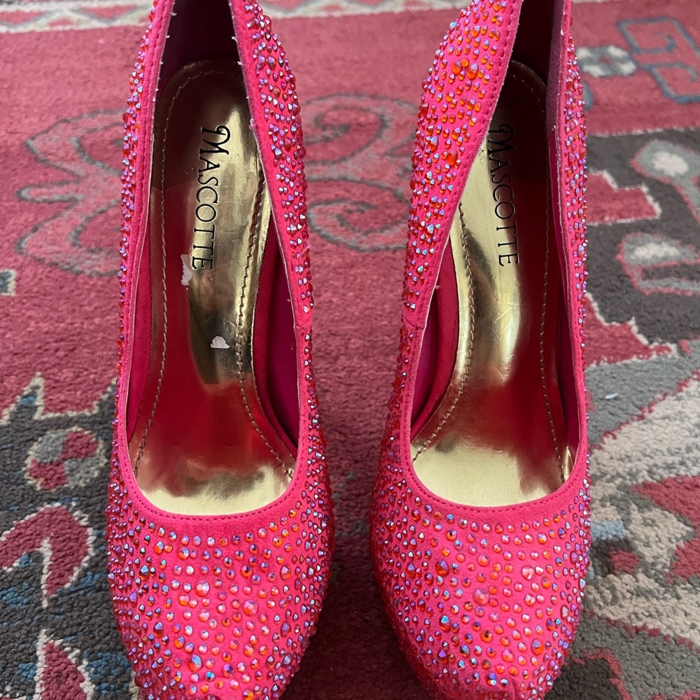 Scott Pink Embellished Women's Shoes